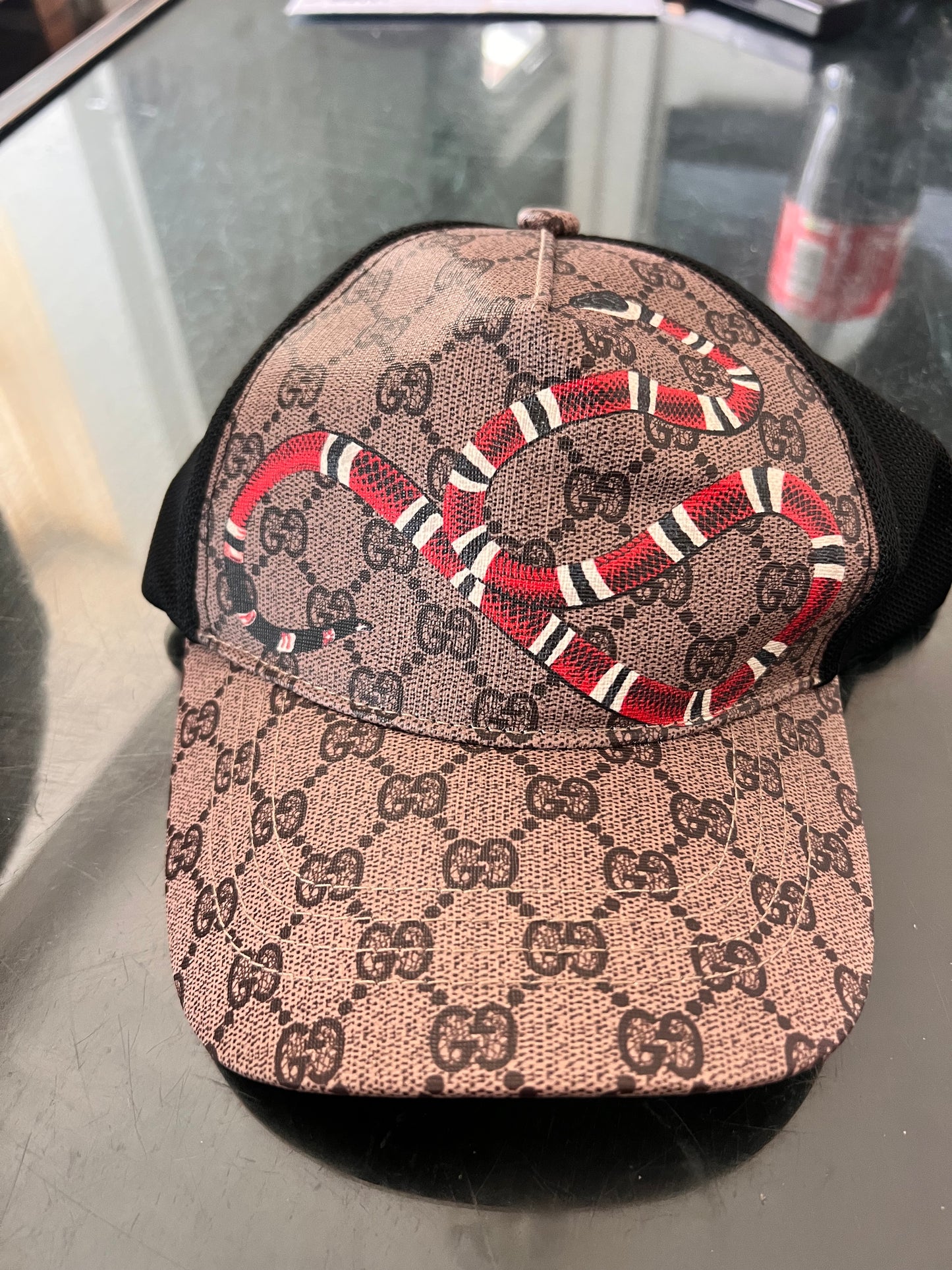Khaki snake cap
