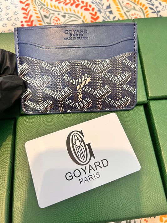 Royal Blue Card Holder With Box